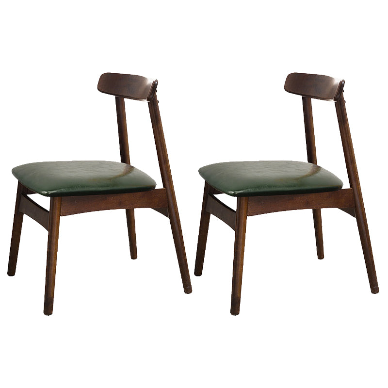 Silla lateral de madera industrial para comedor, cocina, silla con respaldo abierto