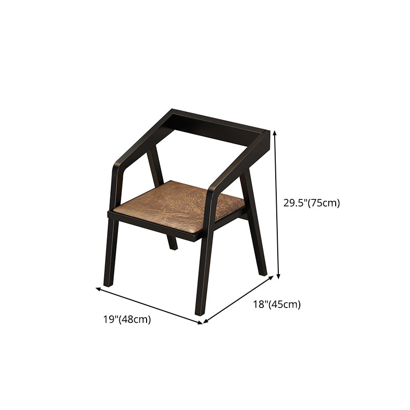 Industrial 1/2/5 Pieces Dining Room Set Solid Wood Top Dining Table Set