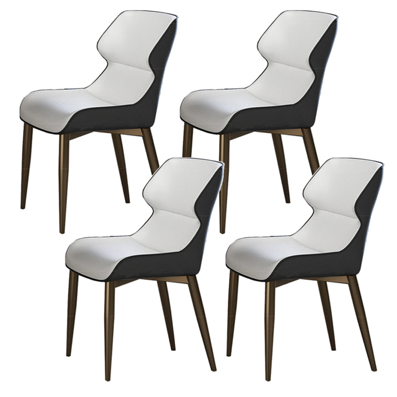 Modern 1/4/5/6/7 Pieces Dining Set Rectangle White Dining Table Set for Home Use