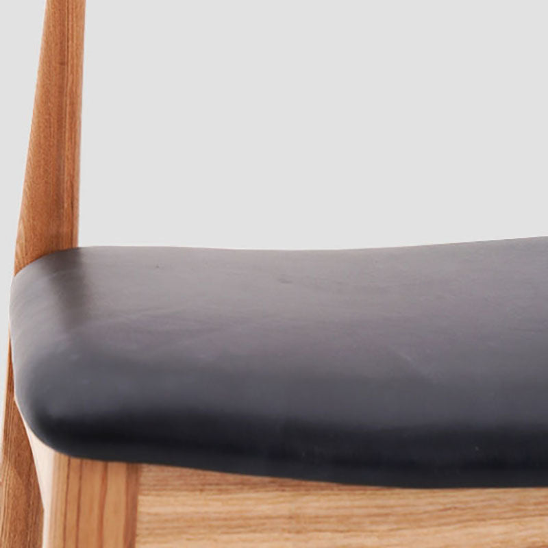 Silla lateral de comedor de madera industrial Silla de comedor con respaldo abierto para restaurante