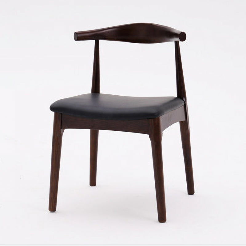 Silla lateral de comedor de madera industrial Silla de comedor con respaldo abierto para restaurante