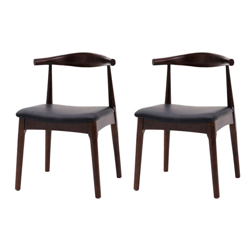 Silla lateral de comedor de madera industrial Silla de comedor con respaldo abierto para restaurante