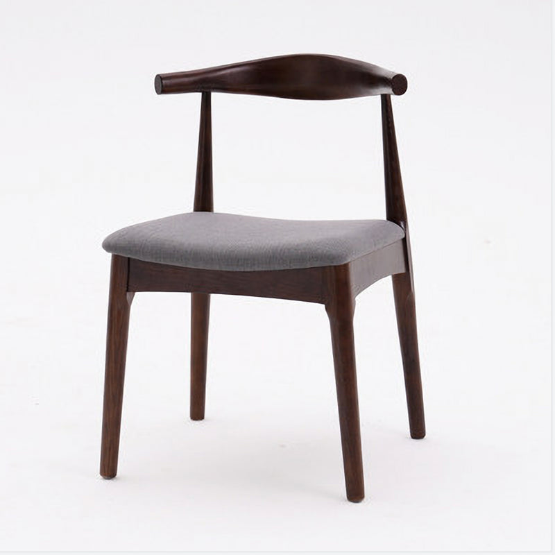 Silla lateral de comedor de madera industrial Silla de comedor con respaldo abierto para restaurante