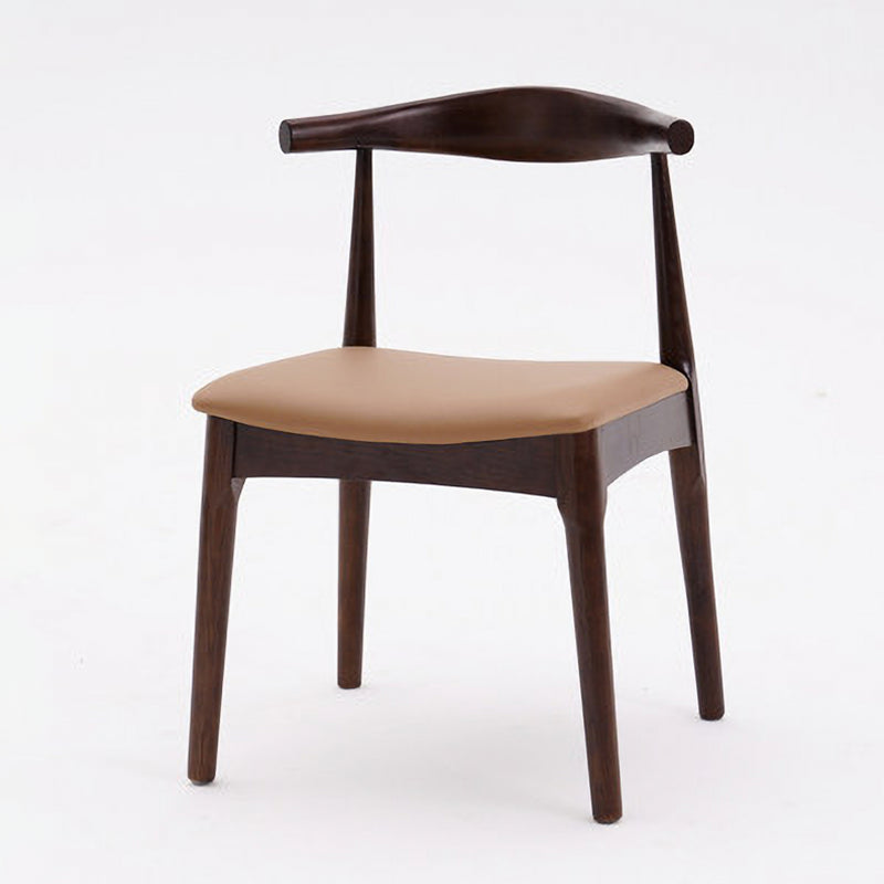 Silla lateral de comedor de madera industrial Silla de comedor con respaldo abierto para restaurante
