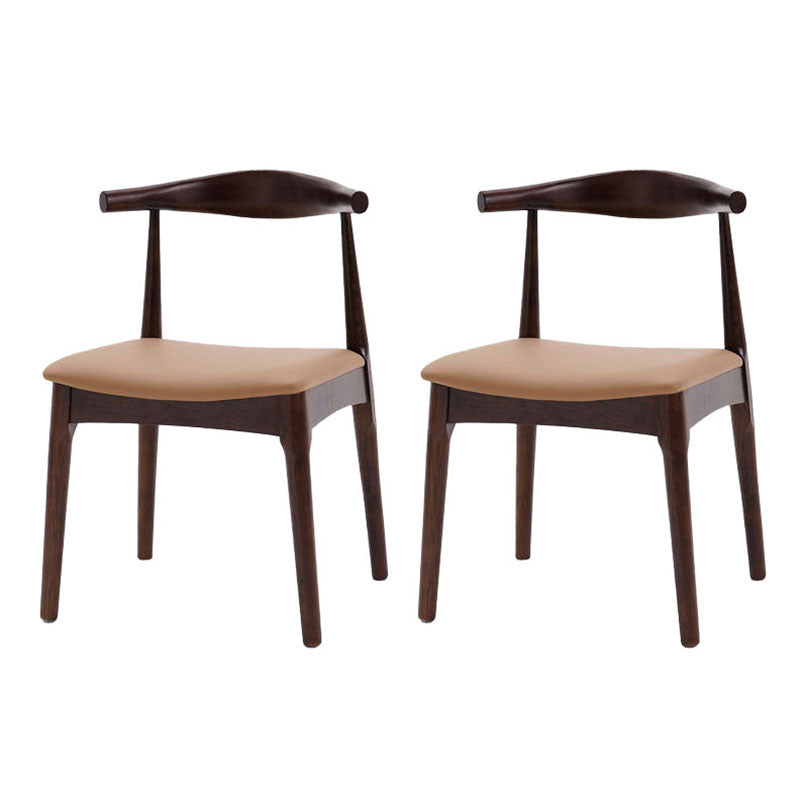 Silla lateral de comedor de madera industrial Silla de comedor con respaldo abierto para restaurante
