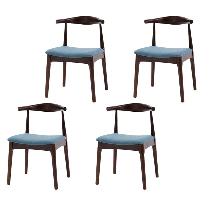 Silla lateral de comedor de madera industrial Silla de comedor con respaldo abierto para restaurante