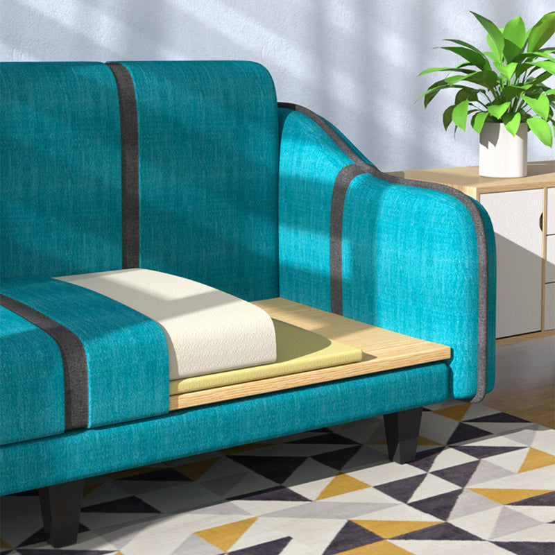 Modern Convertible Sofa Fabric Single Cushion Seat Sofa for Living Room