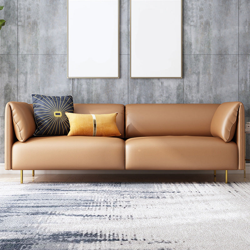 Kissen-Top Arm-Sofa Modernismus Kunstleder 28,35-Zoll hohes Sofa