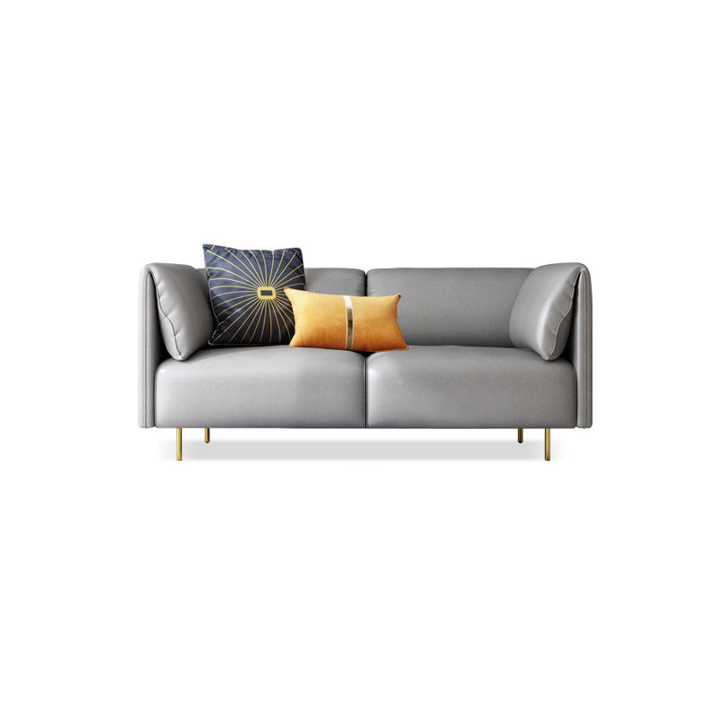 Kissen-Top Arm-Sofa Modernismus Kunstleder 28,35-Zoll hohes Sofa