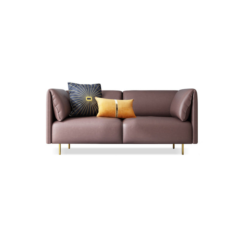 Kissen-Top Arm-Sofa Modernismus Kunstleder 28,35-Zoll hohes Sofa