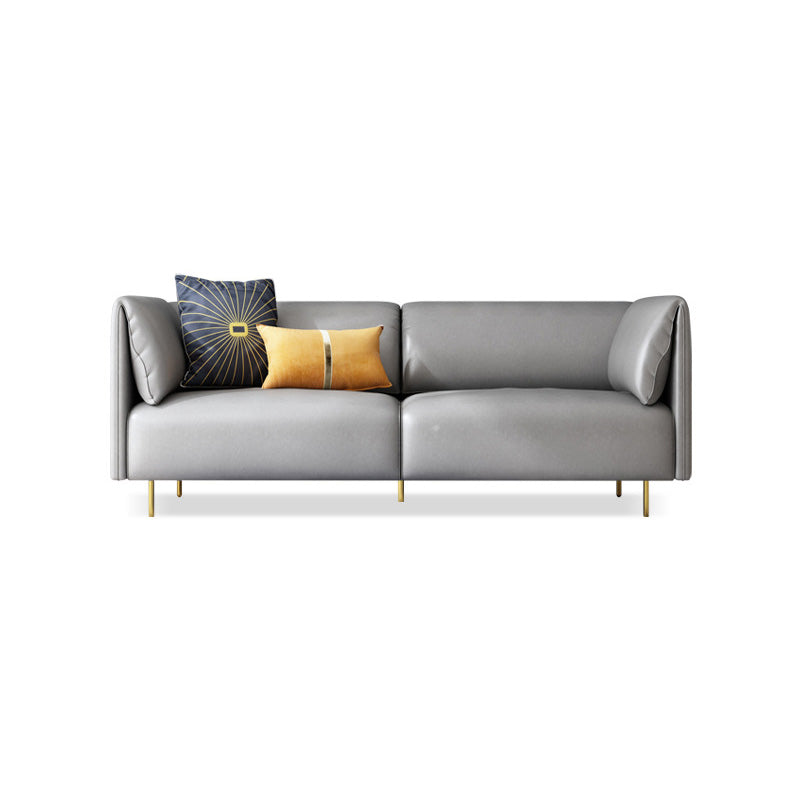 Kissen-Top Arm-Sofa Modernismus Kunstleder 28,35-Zoll hohes Sofa