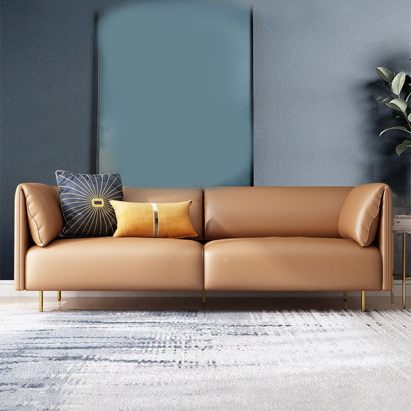 Kissen-Top Arm-Sofa Modernismus Kunstleder 28,35-Zoll hohes Sofa