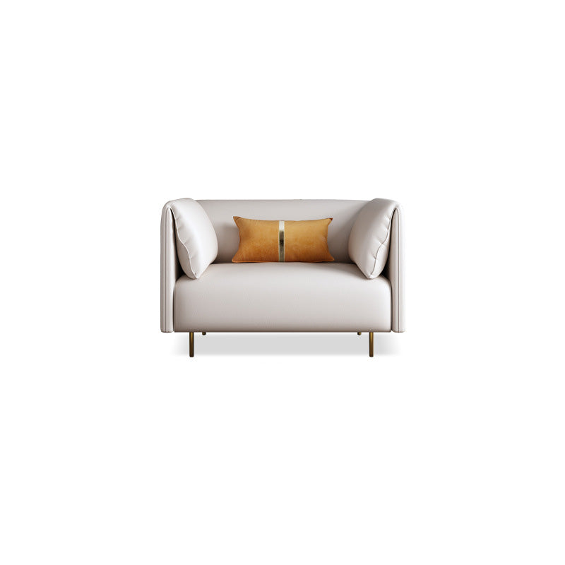 Kissen-Top Arm-Sofa Modernismus Kunstleder 28,35-Zoll hohes Sofa