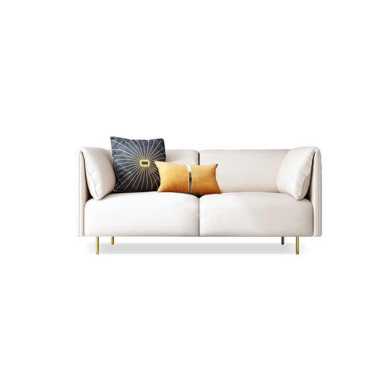Kissen-Top Arm-Sofa Modernismus Kunstleder 28,35-Zoll hohes Sofa