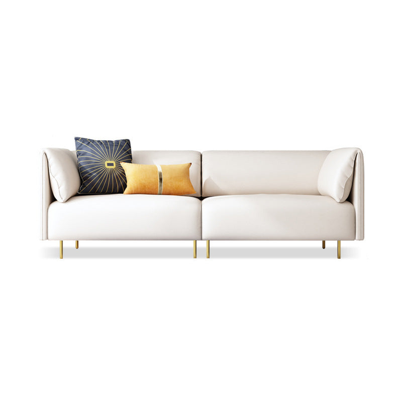 Kissen-Top Arm-Sofa Modernismus Kunstleder 28,35-Zoll hohes Sofa