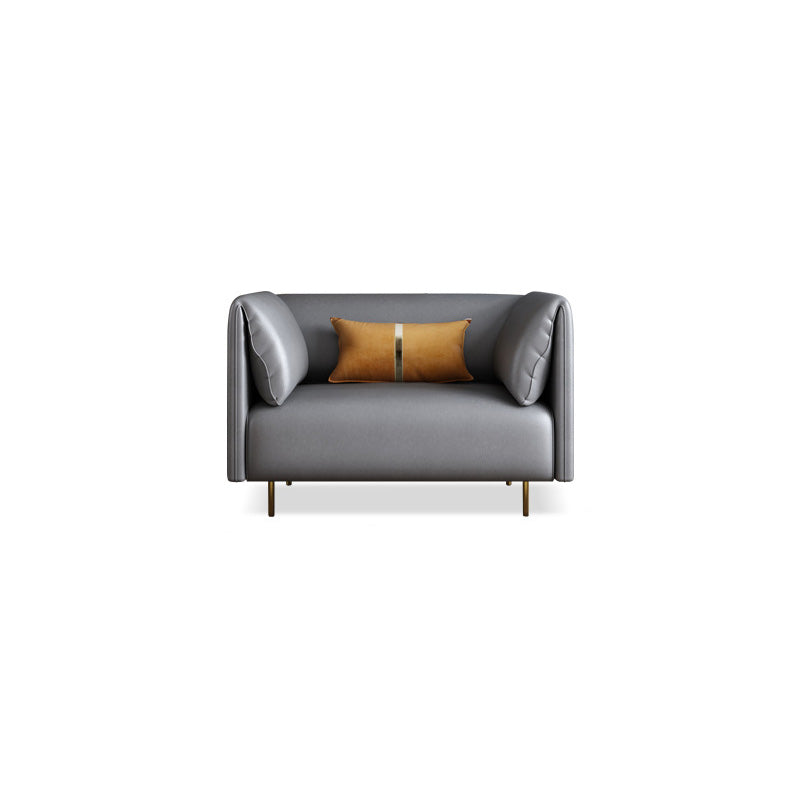 Kissen-Top Arm-Sofa Modernismus Kunstleder 28,35-Zoll hohes Sofa