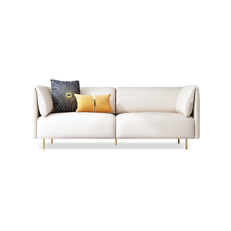 Kissen-Top Arm-Sofa Modernismus Kunstleder 28,35-Zoll hohes Sofa