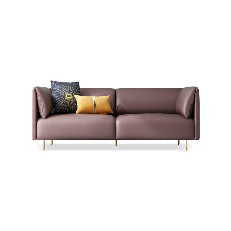 Kissen-Top Arm-Sofa Modernismus Kunstleder 28,35-Zoll hohes Sofa