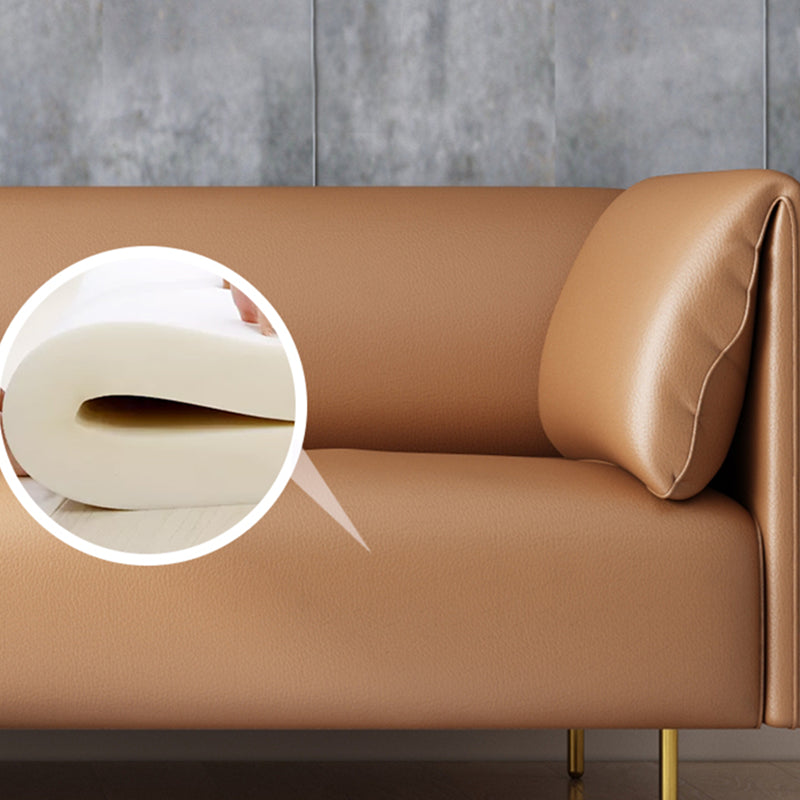 Kissen-Top Arm-Sofa Modernismus Kunstleder 28,35-Zoll hohes Sofa