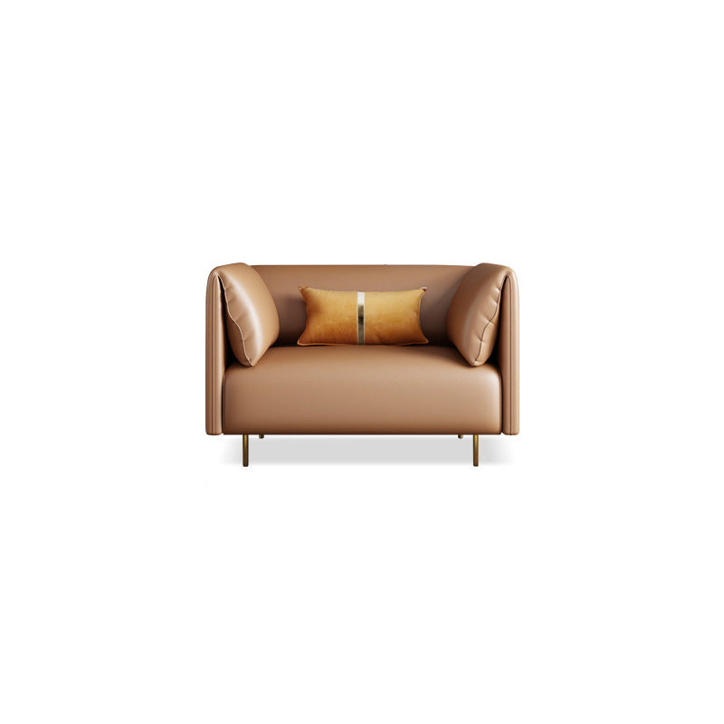 Kissen-Top Arm-Sofa Modernismus Kunstleder 28,35-Zoll hohes Sofa