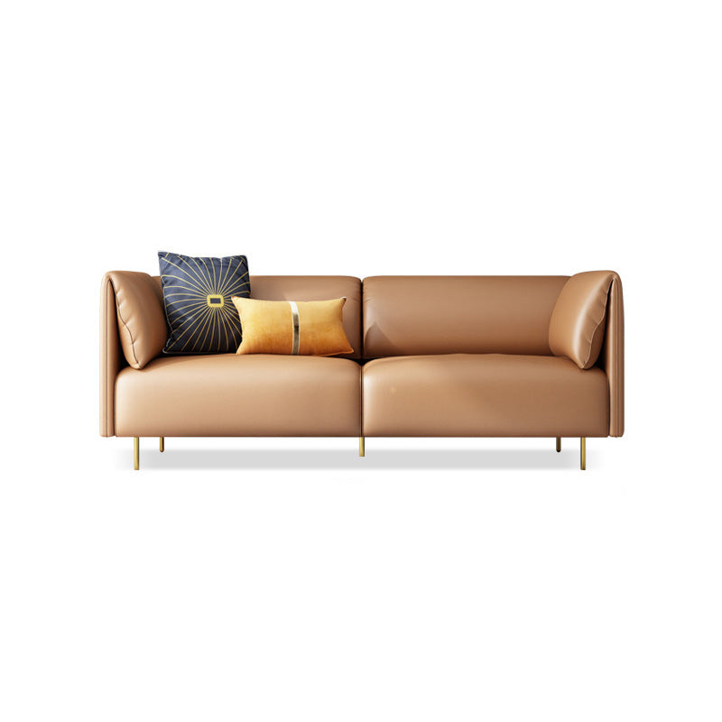 Kissen-Top Arm-Sofa Modernismus Kunstleder 28,35-Zoll hohes Sofa