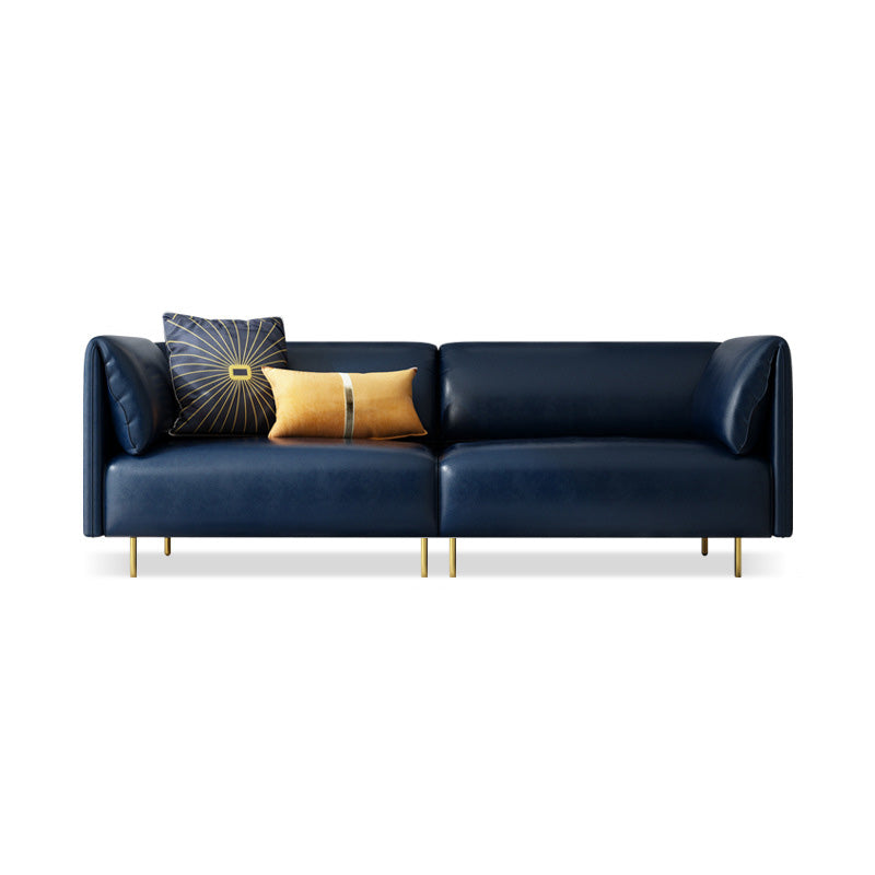 Kissen-Top Arm-Sofa Modernismus Kunstleder 28,35-Zoll hohes Sofa