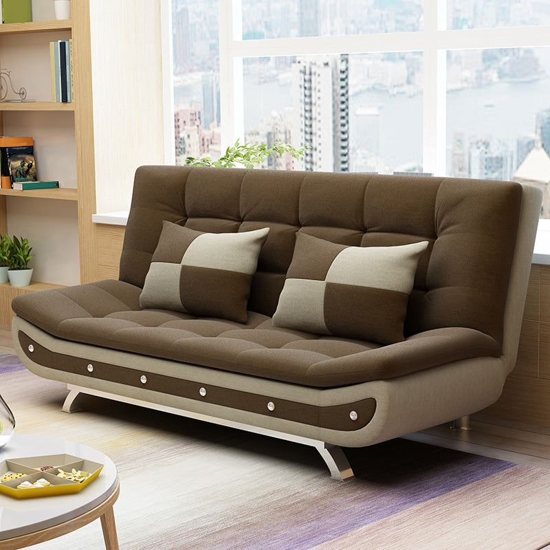 Contemporary Tight Back Sofa 35.43"High Armless Sofa for Apartment