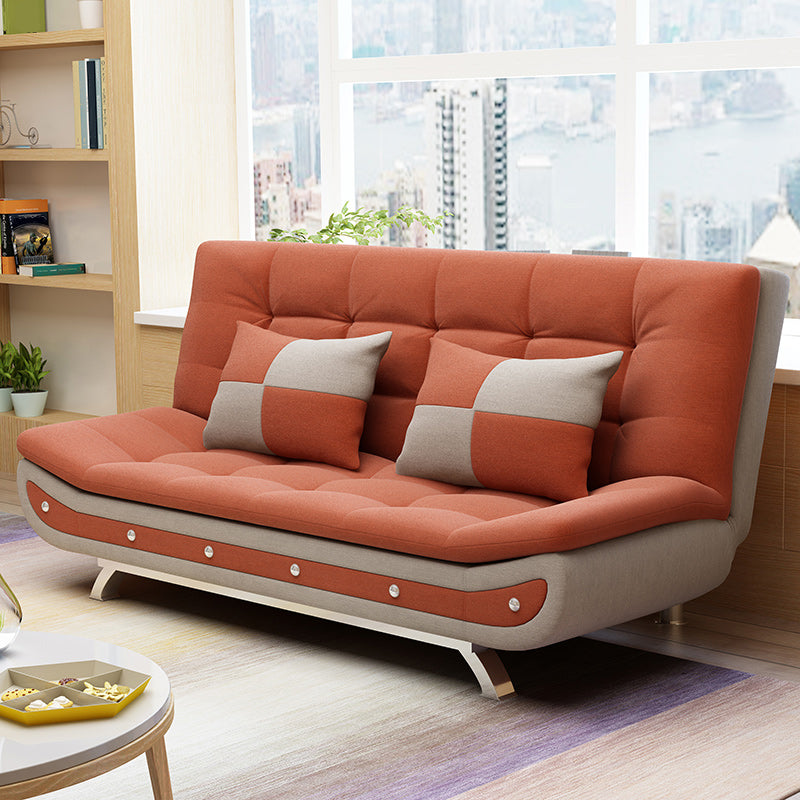 Contemporary Tight Back Sofa 35.43"High Armless Sofa for Apartment