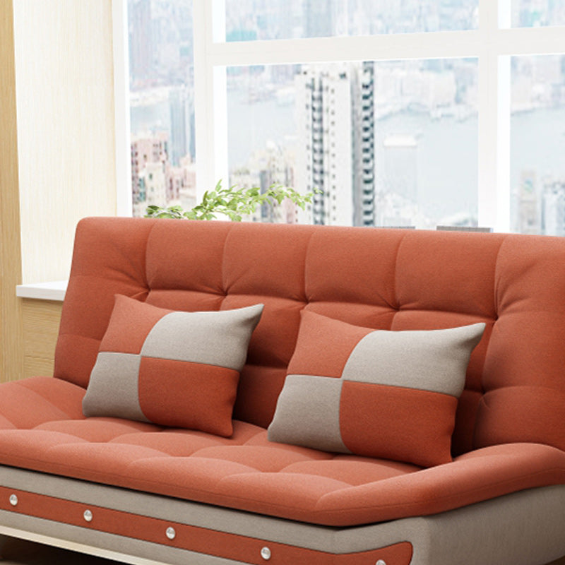 Contemporary Tight Back Sofa 35.43"High Armless Sofa for Apartment