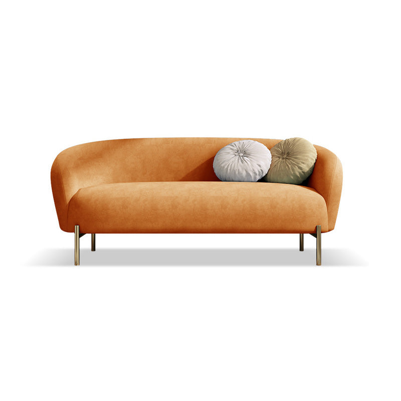 Mid-Century Modern Tight Back Sofa Curved 30.71" D X 29.92" H Loveseat