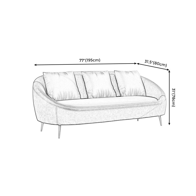 Stofftuxedo Arm Loveseat Standard Enge Rücken 3 Sitzer Sensee Loveseat