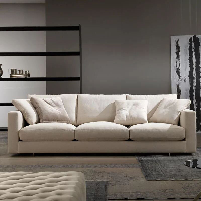 Quadratmeterschwamm/latexsitzgefüllter Holztechnologie Rechteckiges Sofa