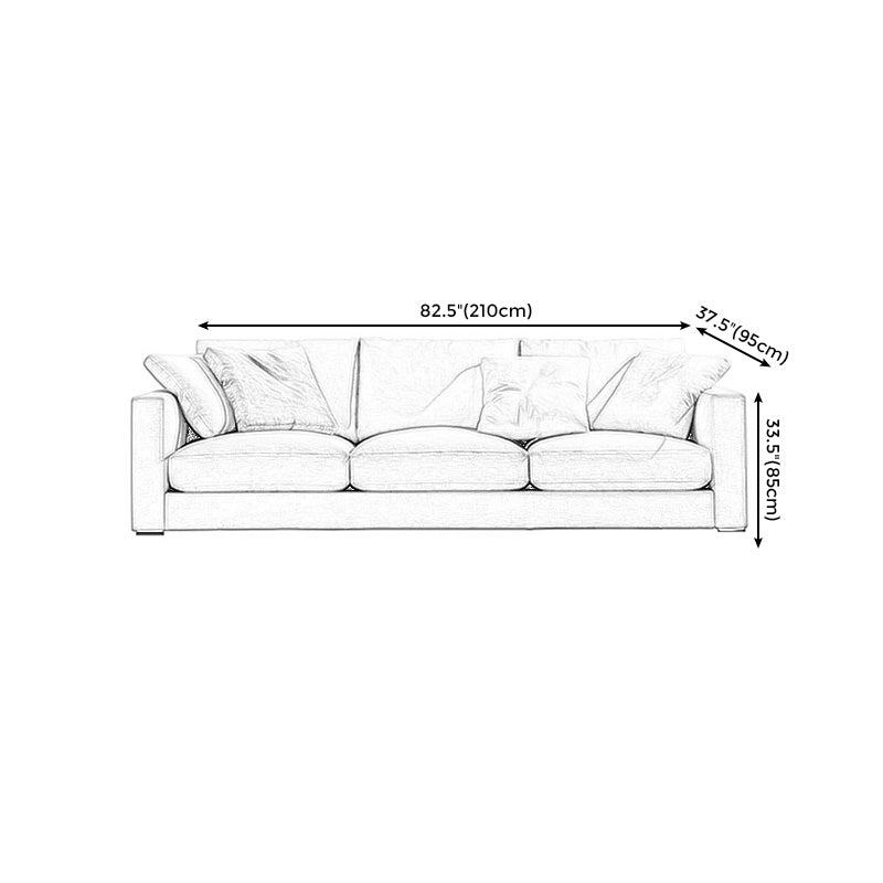Quadratmeterschwamm/latexsitzgefüllter Holztechnologie Rechteckiges Sofa