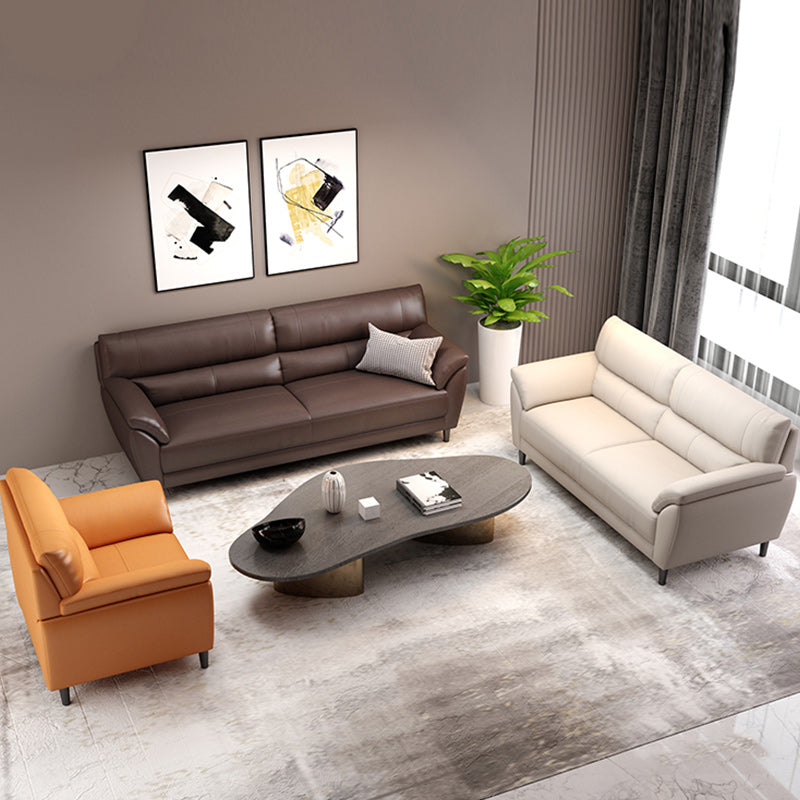 Sewn Pillow Back Pillow Top Arm Ultra-Modern Sofa with Stain Resistant