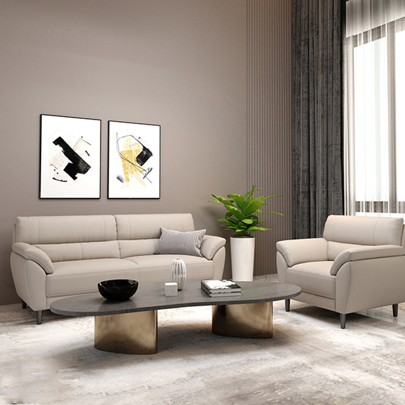 Sewn Pillow Back Pillow Top Arm Ultra-Modern Sofa with Stain Resistant