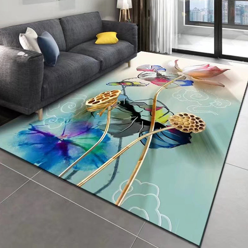 Dark Gray Deer Carpet Polyester Modern Carpet Stain Resistant Carpet for Home Decor