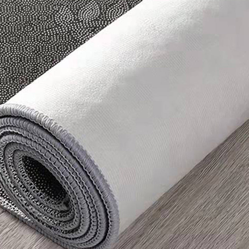 Dark Gray Deer Carpet Polyester Modern Carpet Stain Resistant Carpet for Home Decor
