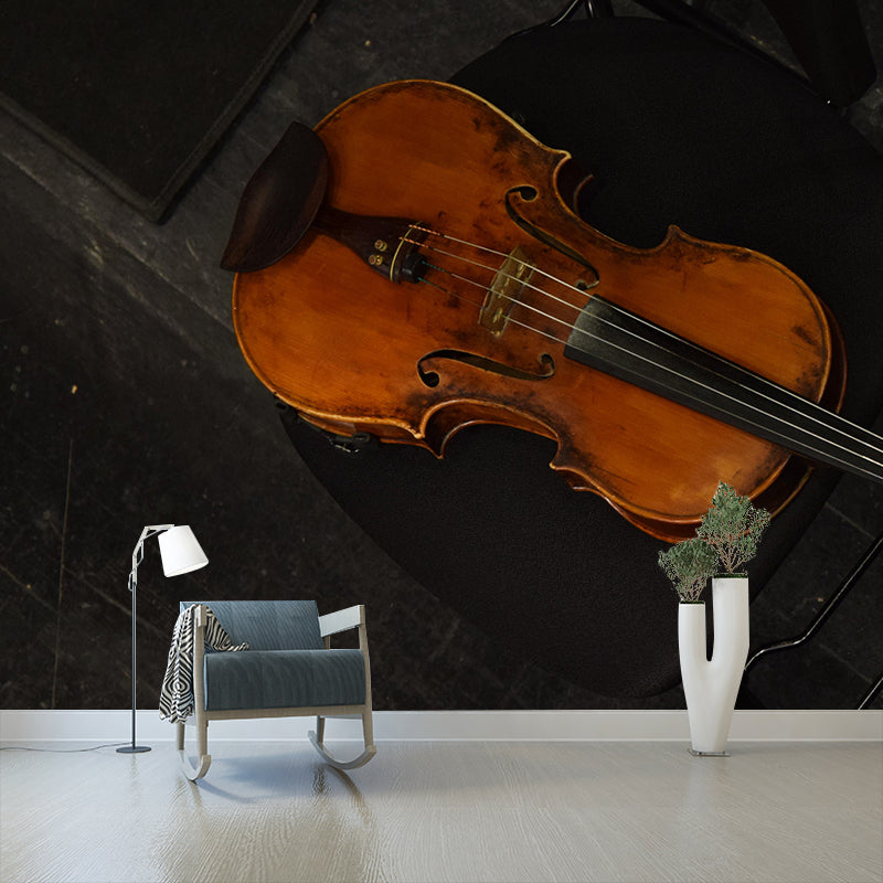 Environment Friendly Mural Wallpaper Musical Instruments Photography Bedroom Wall Mural