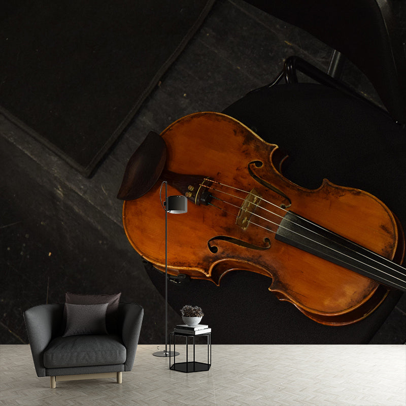 Environment Friendly Mural Wallpaper Musical Instruments Photography Bedroom Wall Mural