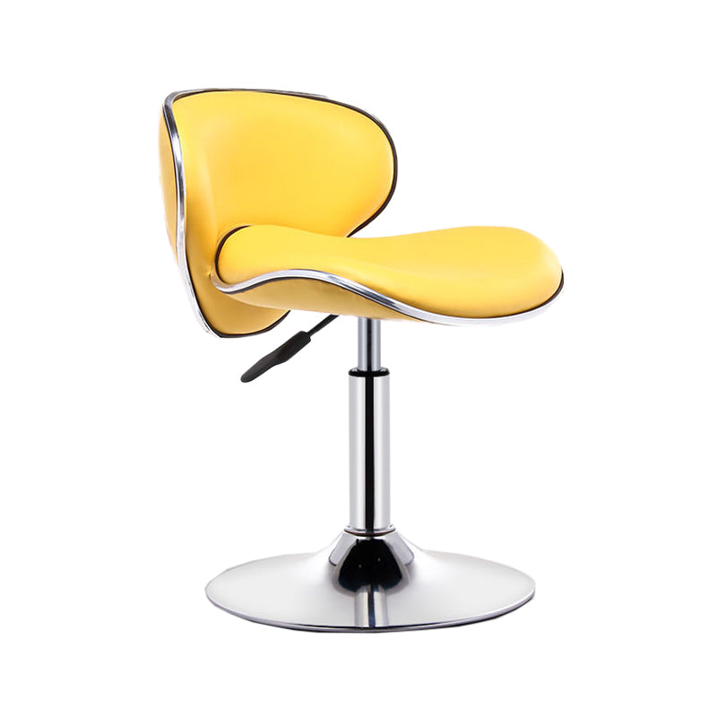Modern Style Bar-stool with Adjustable Height Low Back Footrest Swivel for Counter Bar