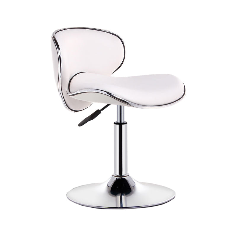 Modern Style Bar-stool with Adjustable Height Low Back Footrest Swivel for Counter Bar