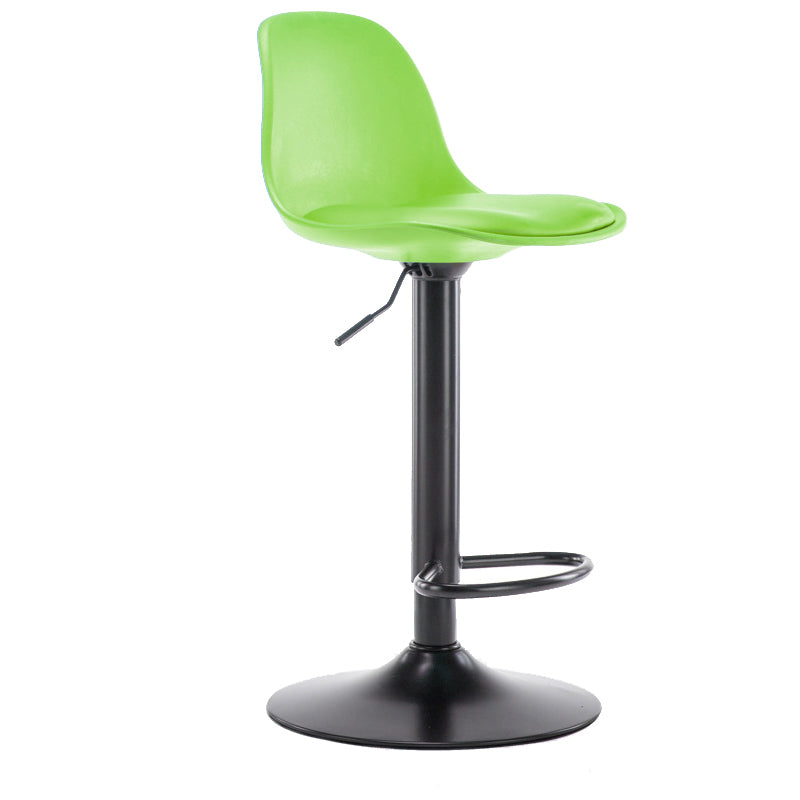 Modern Style Single Bar-stool with Adjustable Height Bucket Seat for Counter Kitchen