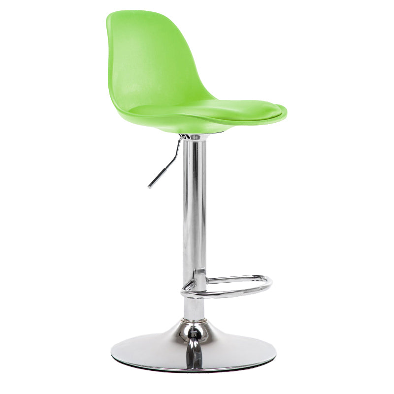 Modern Style Single Bar-stool with Adjustable Height Bucket Seat for Counter Kitchen