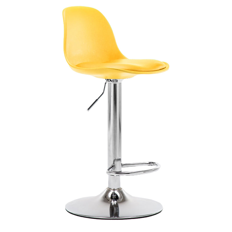 Modern Style Single Bar-stool with Adjustable Height Bucket Seat for Counter Kitchen