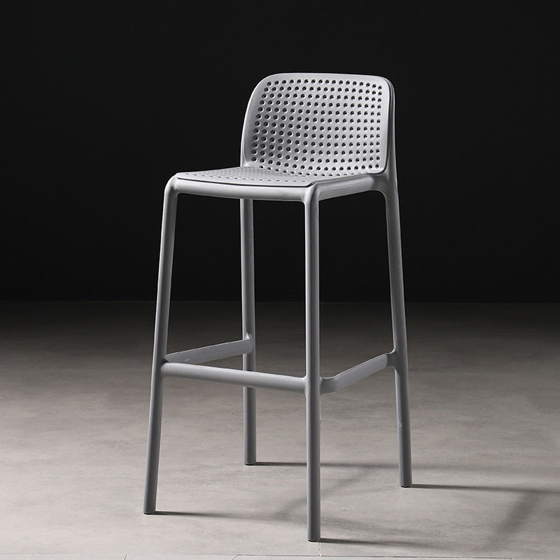Taburete de comedor de cocina de plástico escandinavo