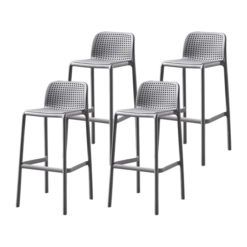 Taburete de comedor de cocina de plástico escandinavo
