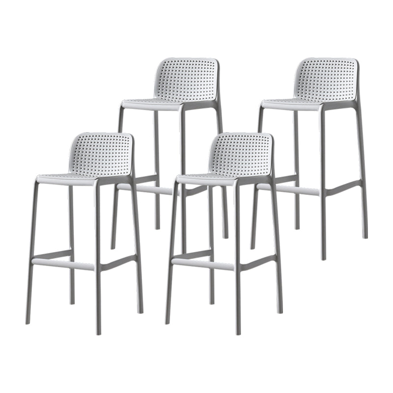 Taburete de comedor de cocina de plástico escandinavo