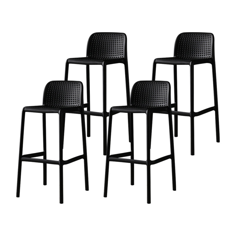 Taburete de comedor de cocina de plástico escandinavo