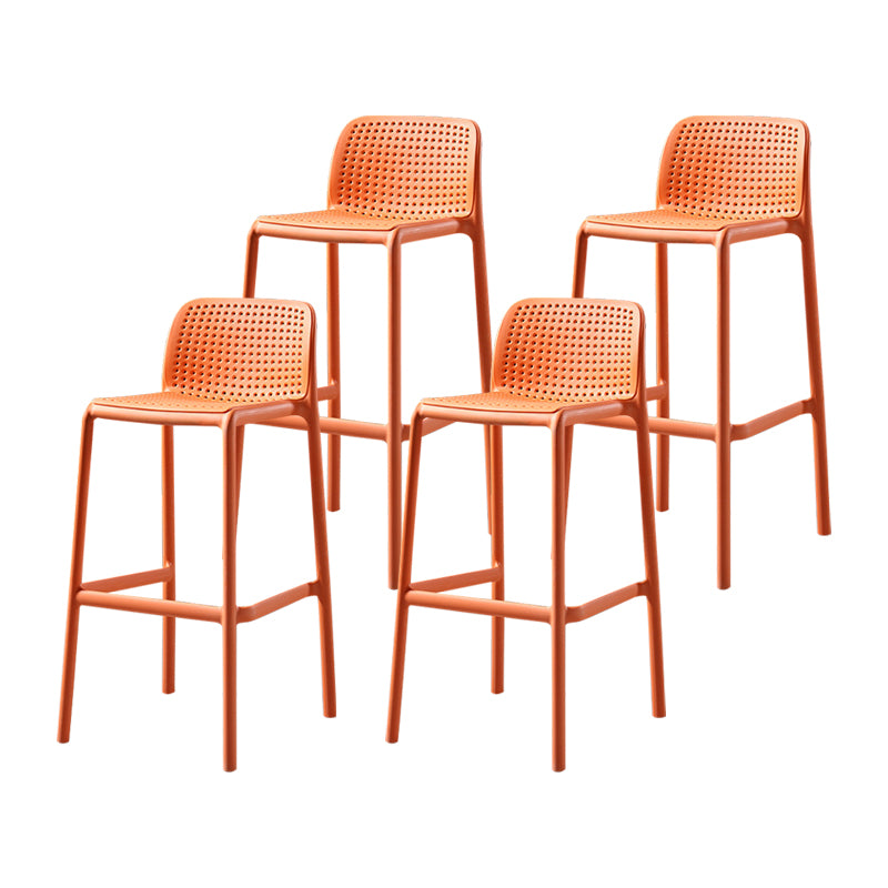 Taburete de comedor de cocina de plástico escandinavo