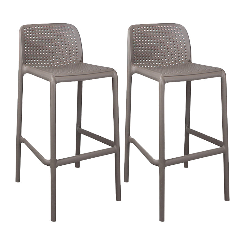 Taburete de comedor de cocina de plástico escandinavo